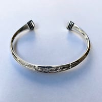 【TUAREG SILVER】Ellipse Thick bangle #A11 トゥアレグ シルバー ジュエリー バングル