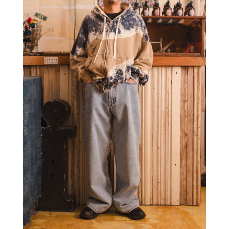 NOMARHYTHM TEXTILE】 Hand Dye Twist Parka ノーマ ハ