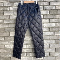 【TAION】 UNISEX Down Pants Black タイオン ダウン パンツ