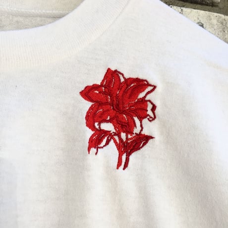 【LILYyoyogiuehara】 Embroidered USA L/S Tee