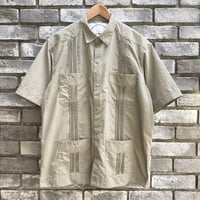 【BURLAP OUTFITTER】 S/S Guayabera Shirt バーラップ キューバシャツ