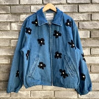 【NOMARHYTHM TEXTILE】 Floral Hand Embroidery Blouson ノーマ 手刺繍 ブルゾン