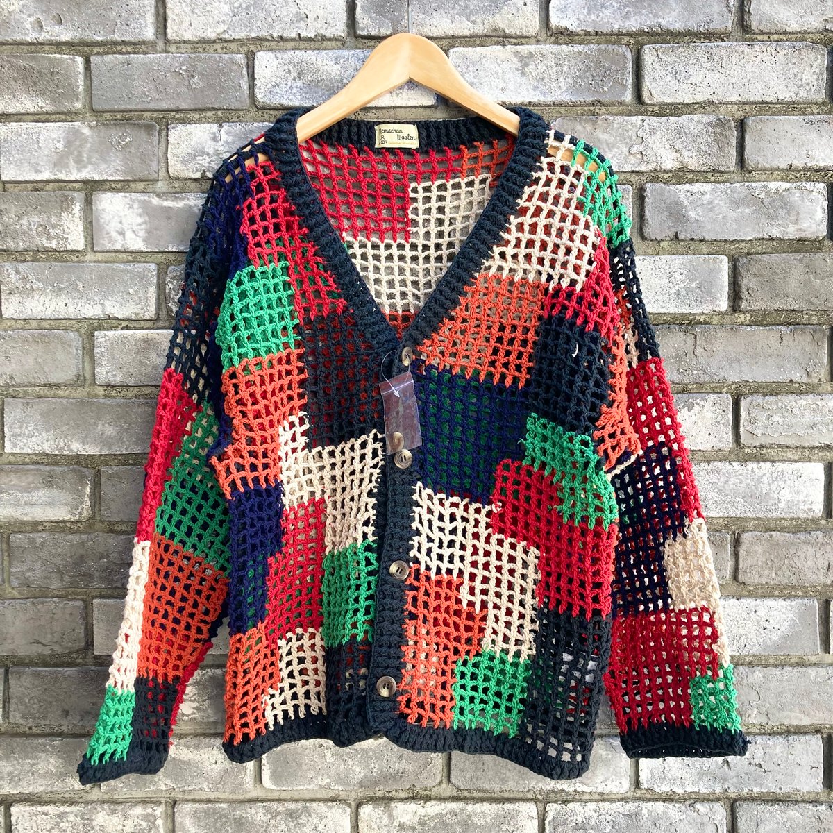 るる　Macmahon Knitting mills カーディガン Mac Mahon Knitting Mills】 Crochet Cardigan Squ