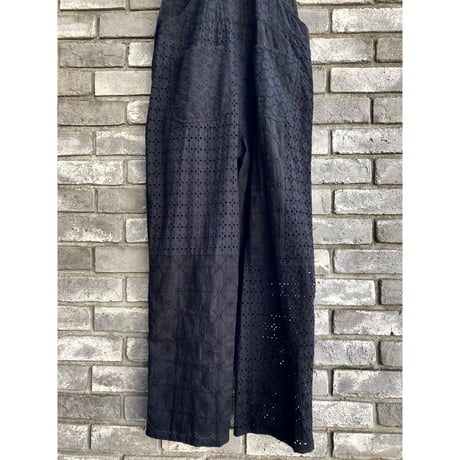 【dahl'ia】 Lace  Overall Black ダリア レース オーバーオール