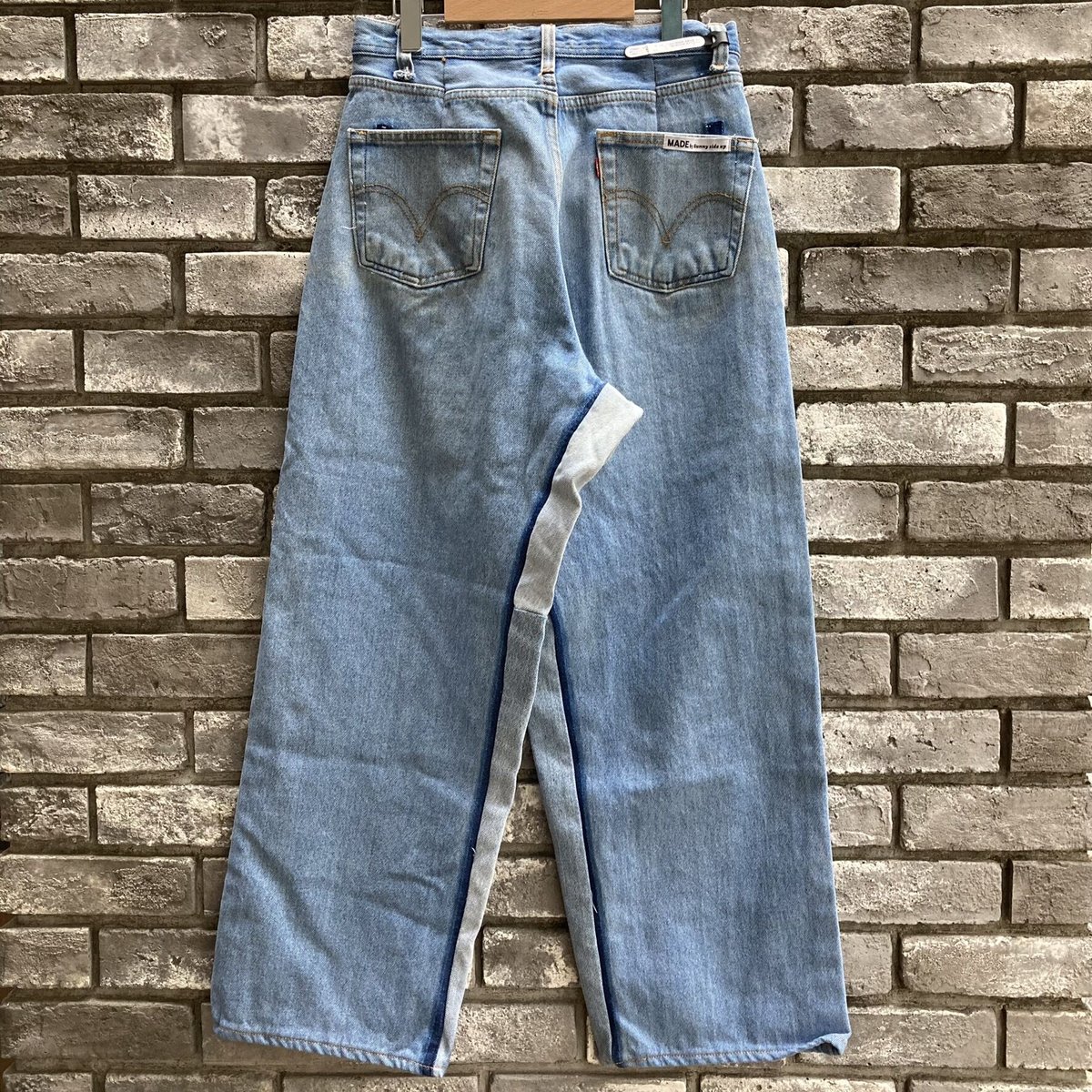 MADE by sunny side up デニムオーバーオール サイズ2 sunny side up / リメイクデニムオーバーオール サイズ2 SUNNY SIDE UP
