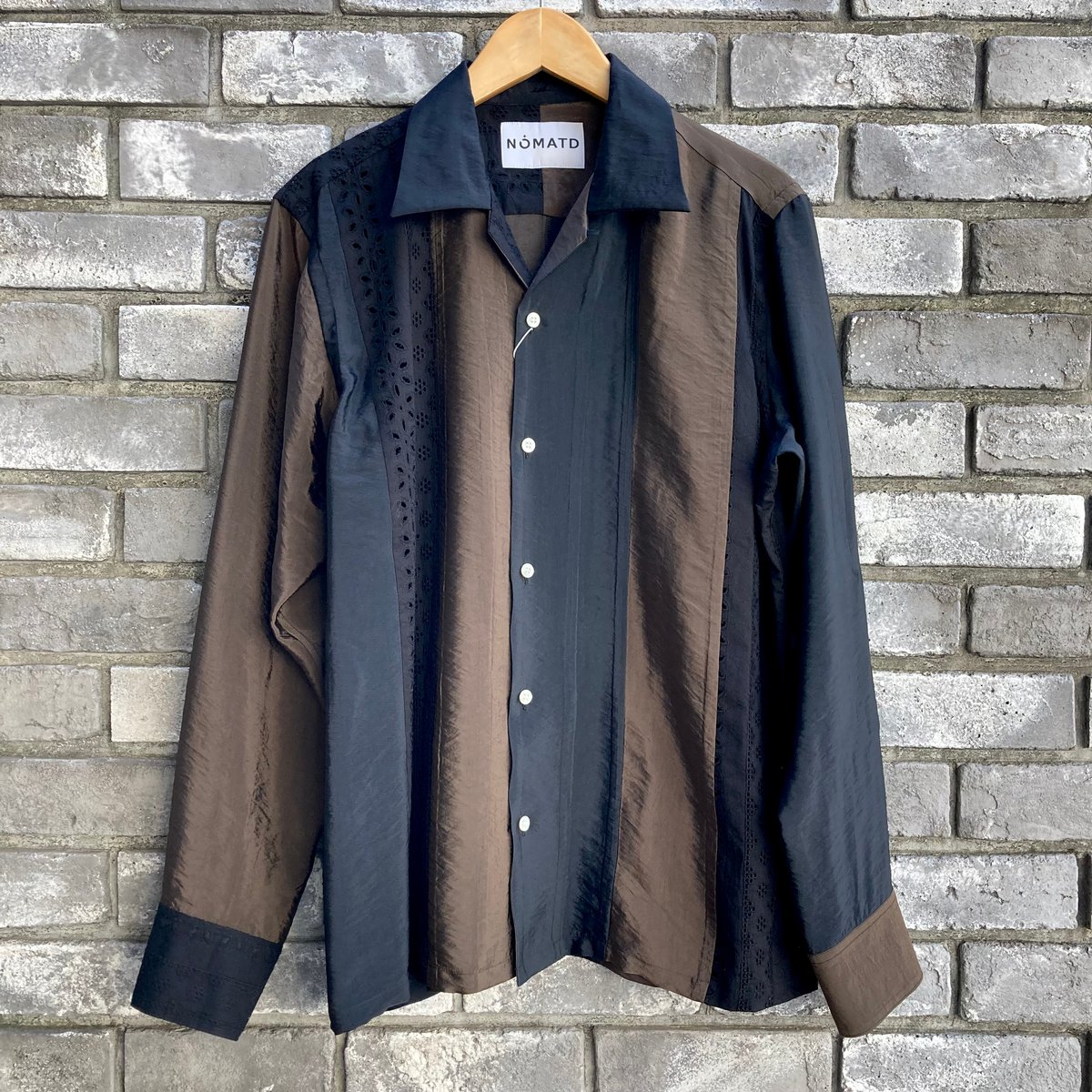 NOMA t.d ノーマティーディー 総柄シャツ シースルー レース N25-TP01★FL1088 fit=scale-down,w=1200