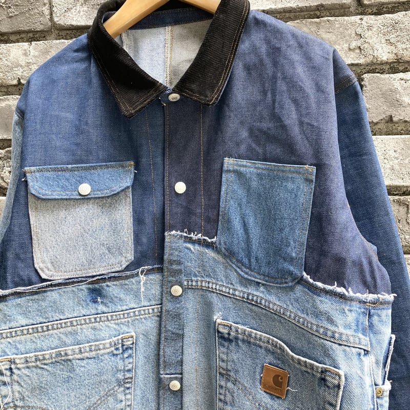 THRIFTY LOOK】 CARHARTT Denim Coverall サイズM スリフ