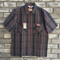 【BEN DAVIS】Half Zip Check Shirts  ベンデイビス ハーフジップ チェックシャツ