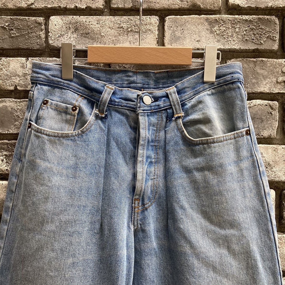sunny side up】 Remake Wide Denim Pants サイズ2 タイ