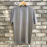 【TRAIL BUM】 MERINO S/S CREW GREY HEATHER トレイルバム メリノウール