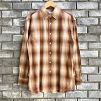 【NOMARHYTHM TEXTILE】Ombre Plaid Shirt ノーマ オンブレチェック シャツ