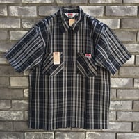 【BEN DAVIS】Half Zip Check Shirts  ベンデイビス ハーフジップ チェックシャツ