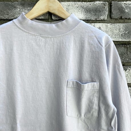 【Goodwear】 L/S Mock Neck Pocket Tee Ice Grey グッドウエア ロンT