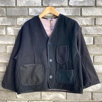 【sunny side up】 NAVY Wool Jacket サイズ1 サニーサイドアップ  リメイク NAVY  レディース