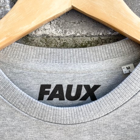 【FAUX】 CNN Sweat Heather Grey