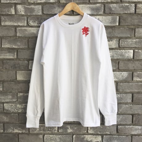 【LILYyoyogiuehara】 Embroidered USA L/S Tee