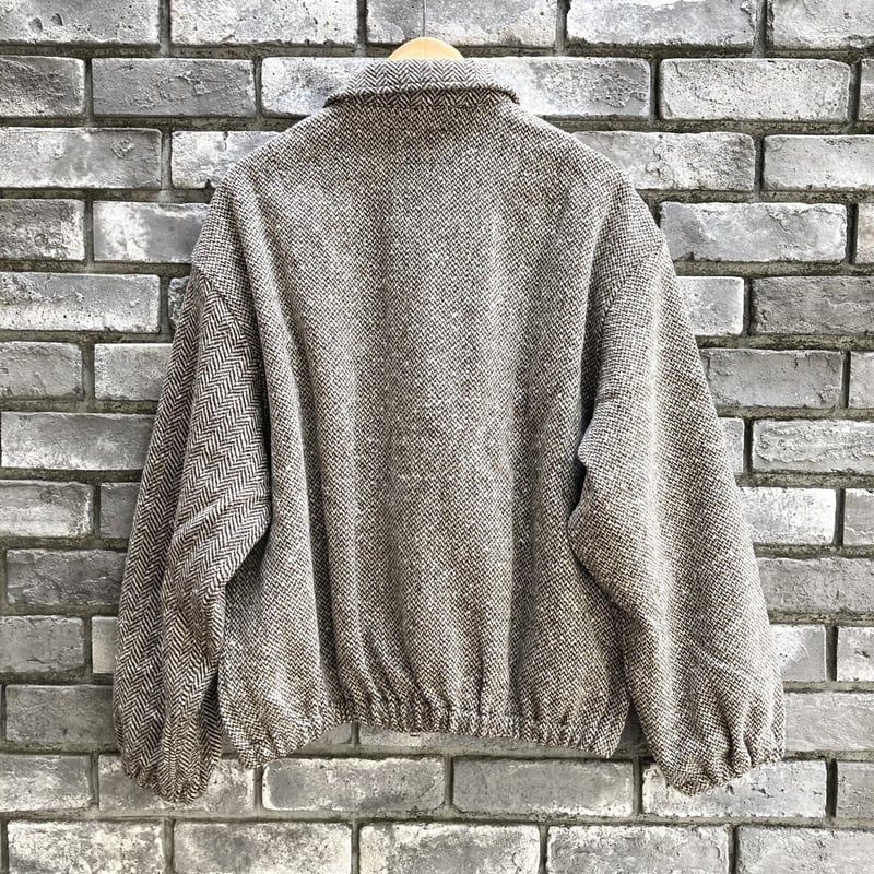 naomin様 NOMARHYTHM TEXTILE】 Tweed Zip Front Blouson ノー