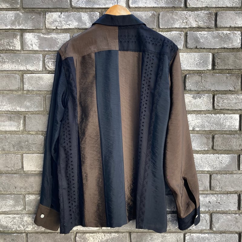 NOMA t.d ノーマティーディー 総柄シャツ シースルー レース N25-TP01★FL1088 fit=scale-down,w=1200
