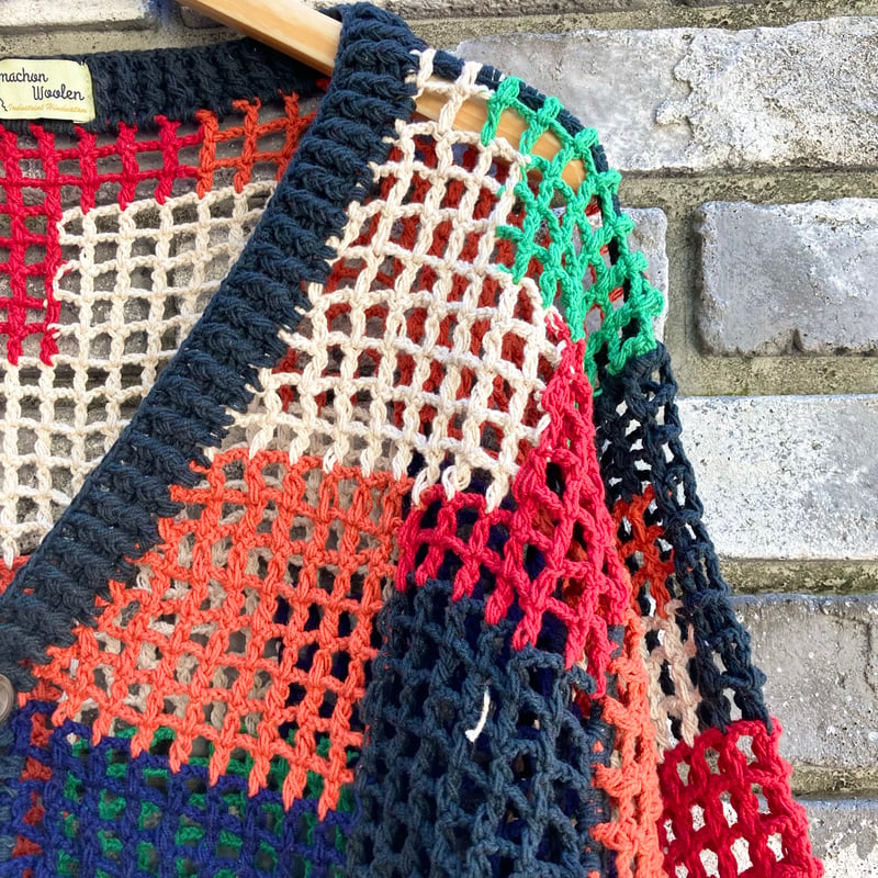 Mac Mahon Knitting Mills】 Crochet Cardigan Squ