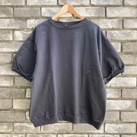 【WALLA WALLA SPORT】 9oz LANTERN SLEEVE TEE Used Black ランタンスリーブ ワラワラ
