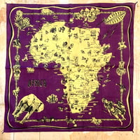 【BINDU】 Map Bandanna Africa ビンドゥ マップバンダナ