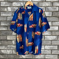 【TWO PALMS】 Hawaiian Shirt Woody Navy ツーパームス