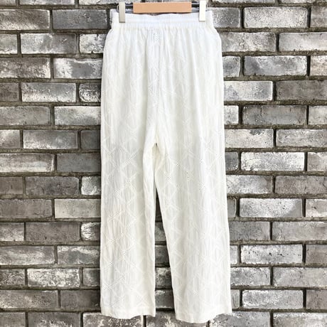 【dahl'ia】 Lace Pants White ダリア レース