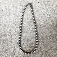 【Native American Jewelry】 Navajo Pearl Necklace 6mm 40cm ナバホパール ネックレス ナバホ インディアンジュエリー