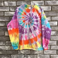 【INSPIRING COLOR TIEDYE × LILY】 Tie-Dye Long Sleeve Grey Mサイズ タイダイ ロンT