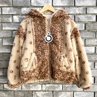 【NOMARHYTHM TEXTILE】 DYG Reversible Sherpa Hoody Beige ノーマ ボアジャケット