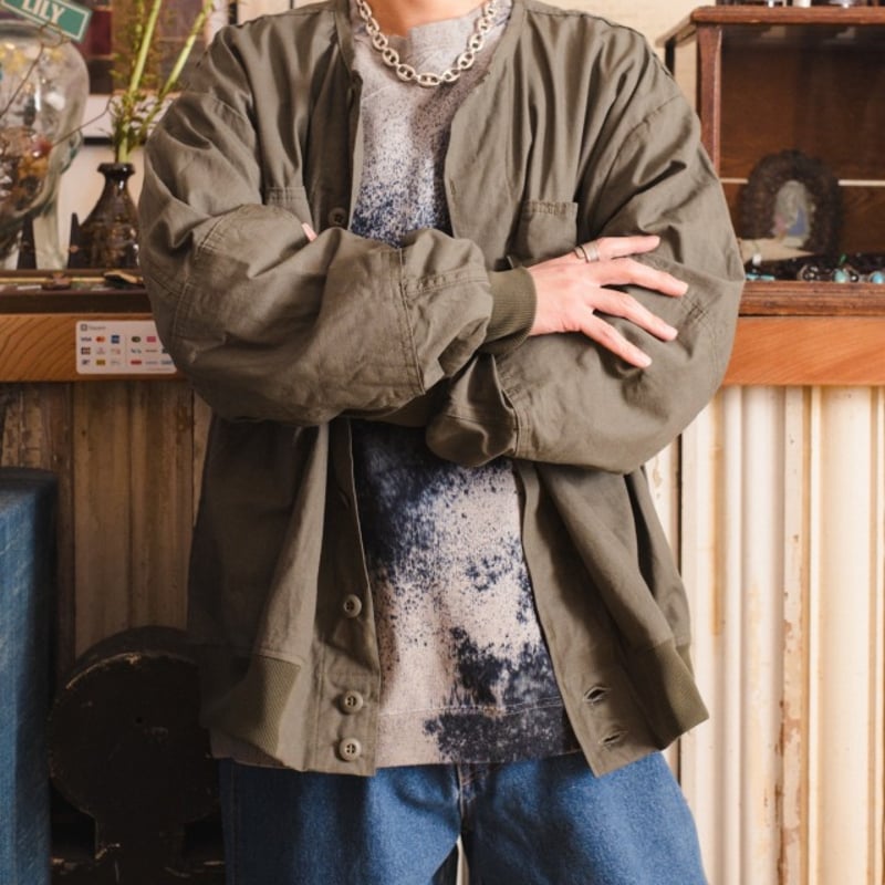 NOMA t.d.】 Hand Dye Twist Sweat Gray ノーマ ハンドダイ