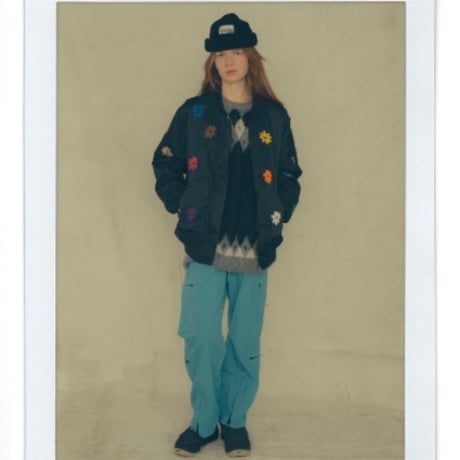 【NOMARHYTHM TEXTILE】 Flight Pants Lt Blue ノーマ  フライトパンツ