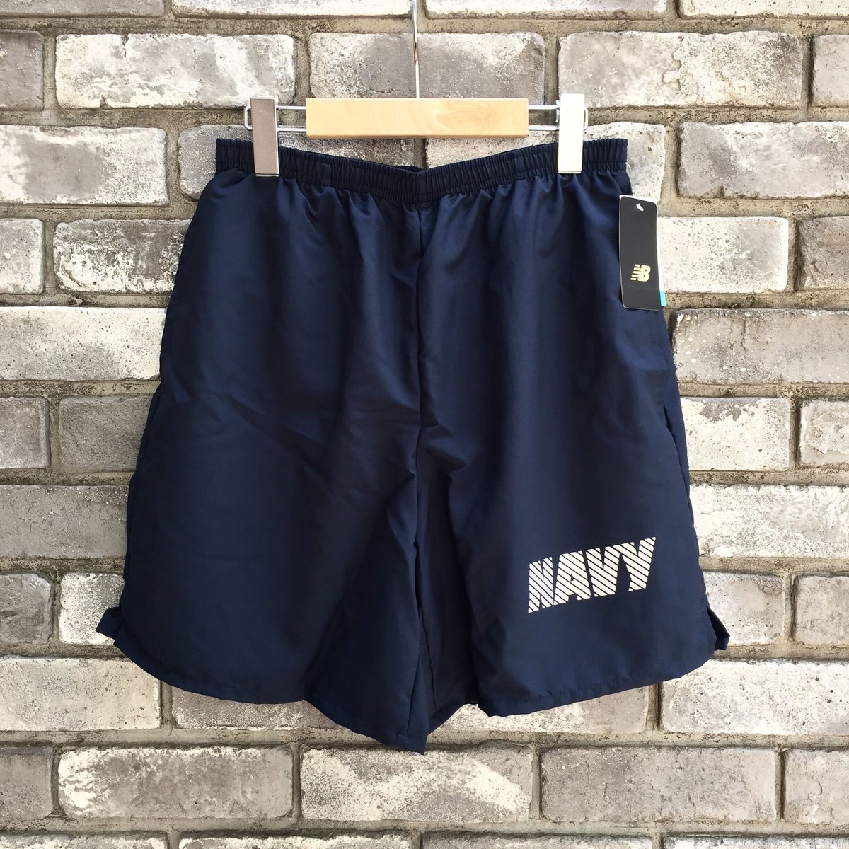 US NAVY 】 NEW BALANCE PT Tee & Shorts【Made in