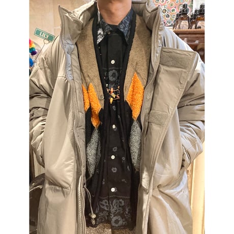 【BURLAP OUTFITTER】 Argyle Fleece Cardigan バーラップ アーガイル フリース カーディガン