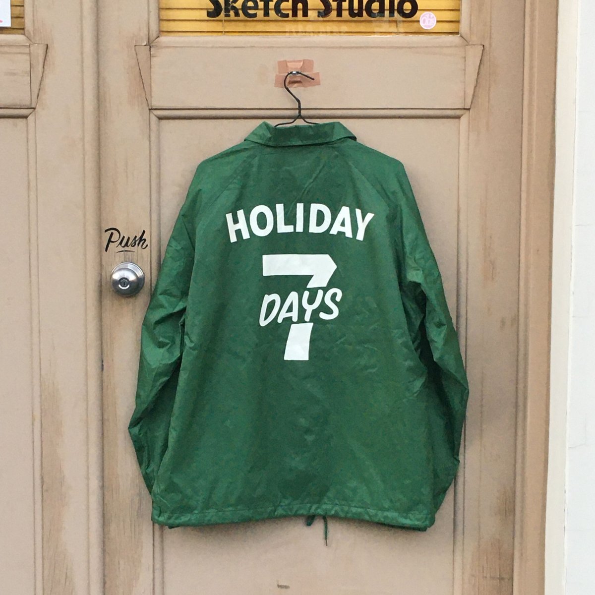 holiday paint 7DAYS HOLIDAY COACH JACKETratland - ナイロンジャケット