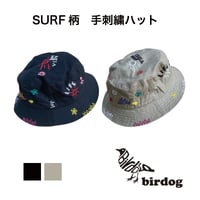 【birdog】SURF柄　手刺繍ハット/bd-004