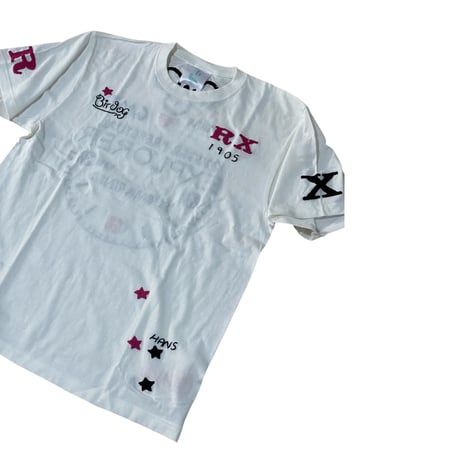 【birdog】ROL●●柄　手刺繍Tee/bd25-001
