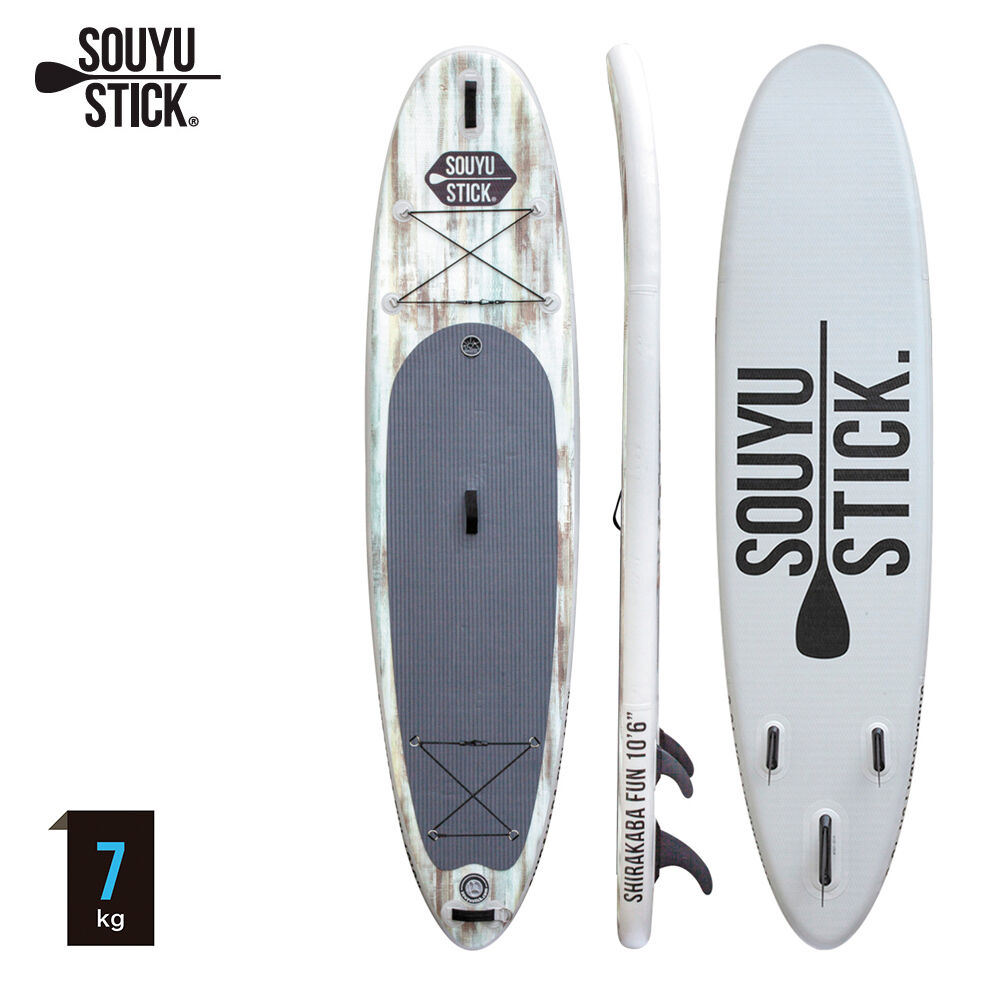 SOUYU STICK SHIRAKABA FUN '6" WHITE PRIME CATEGORY ソーユースティック シラカバ .6  SUP サップ 漕遊