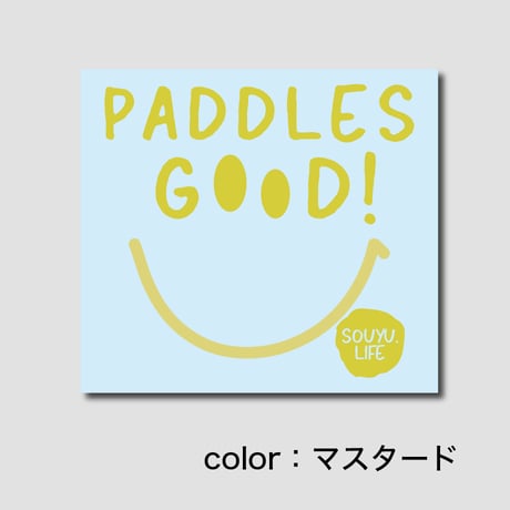 PADDLES GOOD カッティングステッカー【耐水】