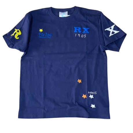 【birdog】ROL●●柄　手刺繍Tee/bd25-001