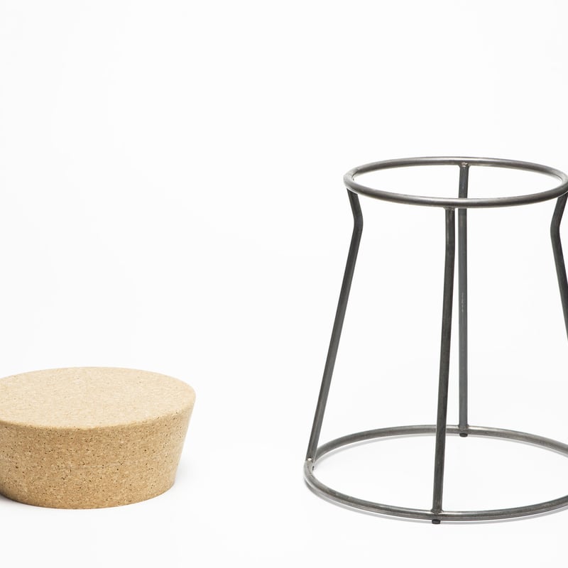 バラ売り不可 ④ 希少 Cork Block Stool 変形コルク オブジェ STOPPER STOOL | THE TOKYO CORK