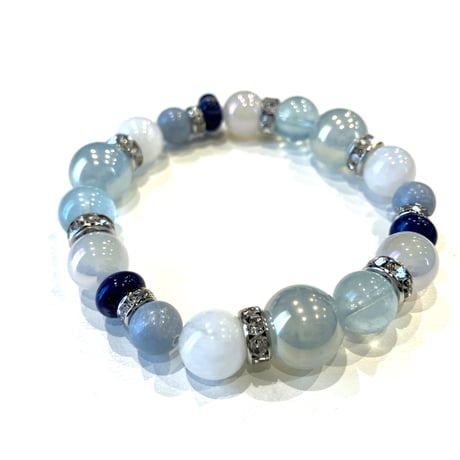 心をひらいて☆シーブルーカルセドニー【男女兼用】