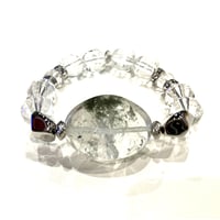 心の回復に★ガーデンクォーツ（シルバーパーツ）【女性用】