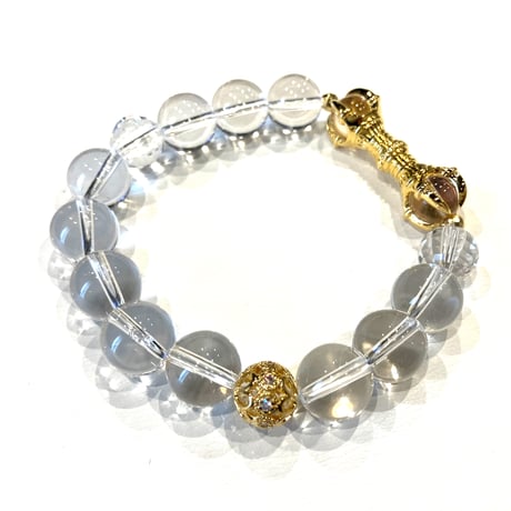 京都岩倉・実相院門跡オリジナルデザインパワージュエリー★水晶【男性用】