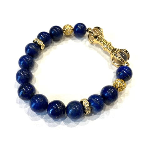 京都岩倉・実相院門跡オリジナルデザインパワージュエリー★ラピスラズリ【女性用】