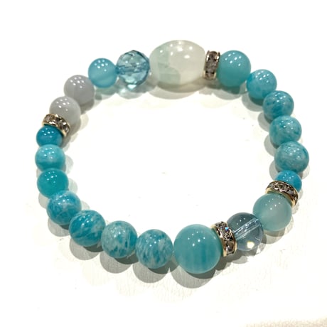 アマゾナイト★翡翠デザイン