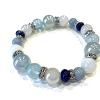 心をひらいて☆シーブルーカルセドニー【男女兼用】