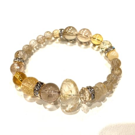 シトリン★ルチルクォーツデザイン