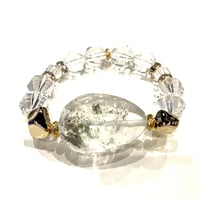 心の回復に★ガーデンクォーツ（ゴールドパーツ）【女性用】