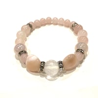 ピンクオパール★リボンデザイン